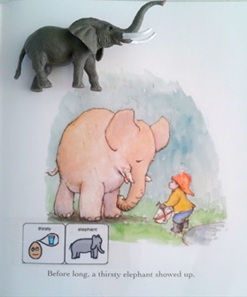 大象绘画，非语言自闭症