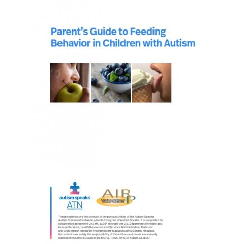 ATN / AIR-P指南覆盖自闭症相关的喂养问题